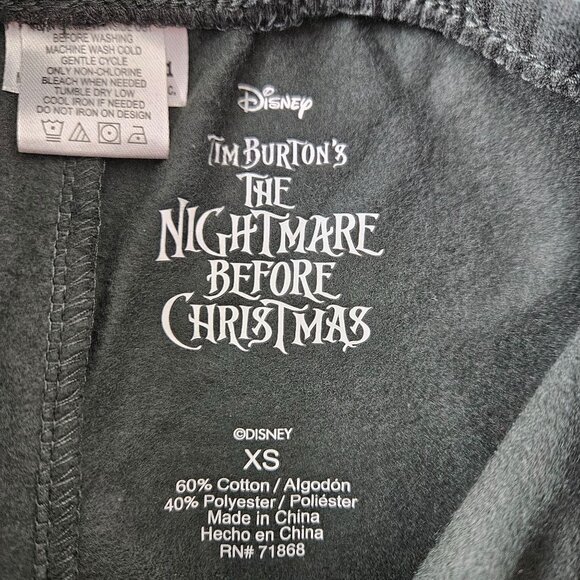 Disney The Nightmare Before Christmas Jogger Pants Unisex Kids Size XS Warm Cozy - Picture 7 of 8